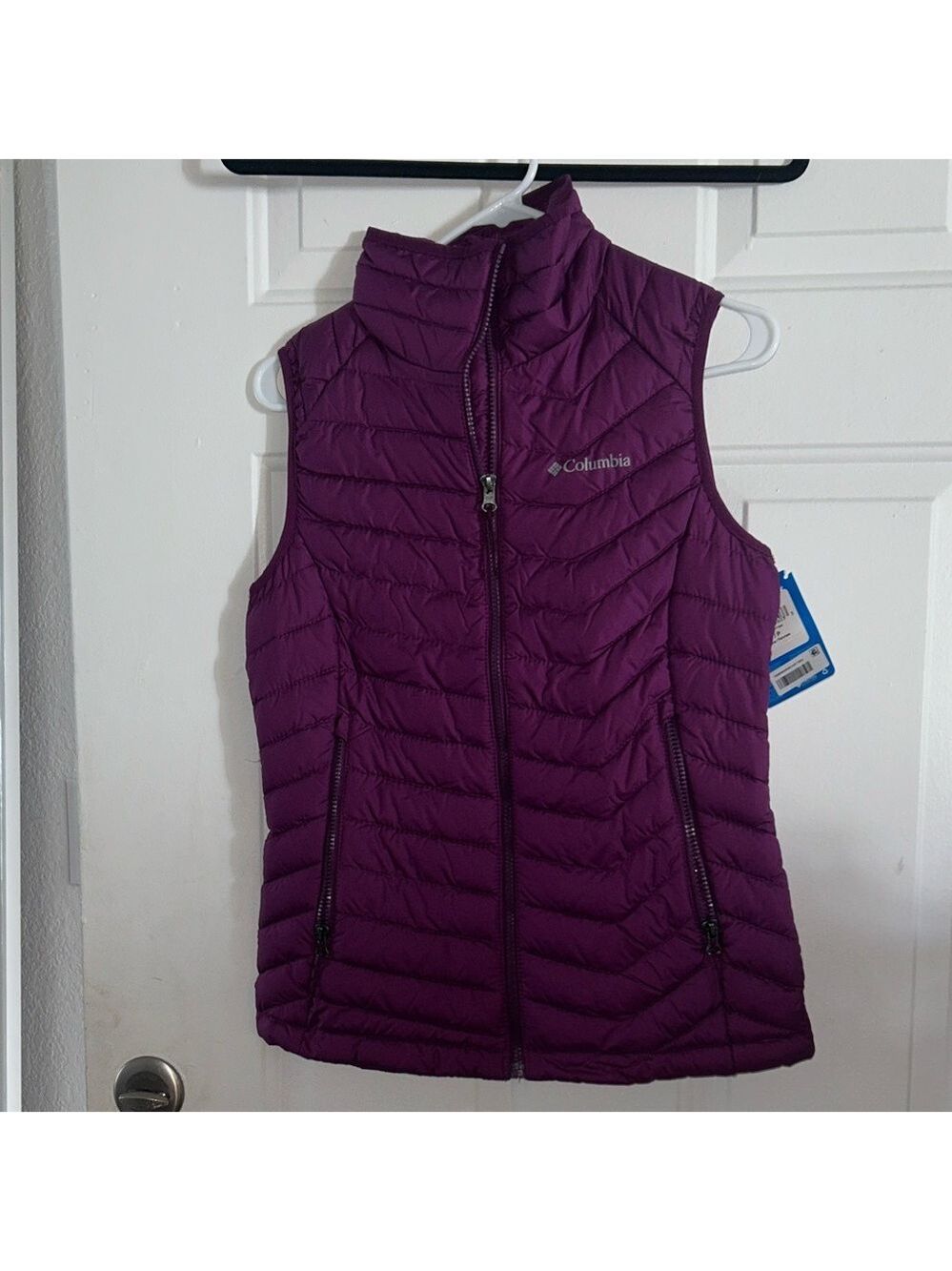 Columbia Purple Quilted Puffer Vest - Picture 4 of 6